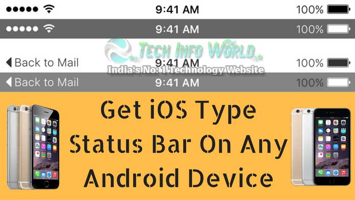 iOS Type Status Bar
