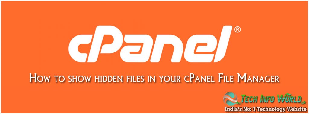 How to show hidden files in your cPanel File Manager 2020