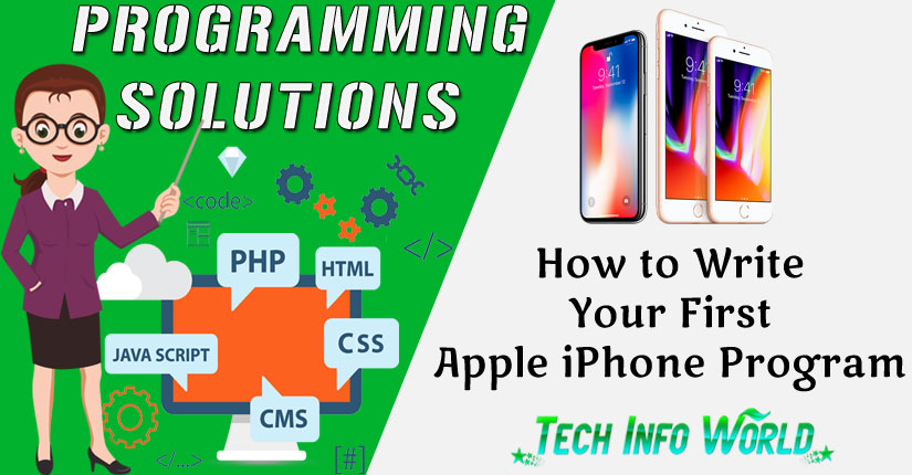 How to Write Your First Apple iPhone Program