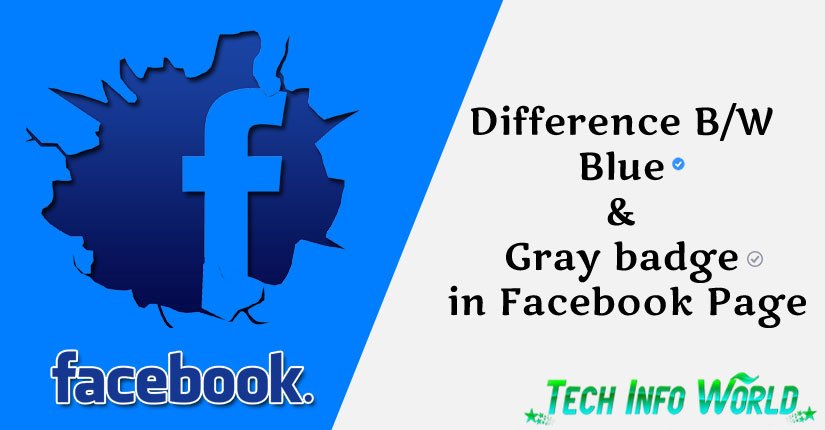 Difference Between Blue and Gray badge on Facebook Page 2019? Facebook Page Blue and Gray Badge
