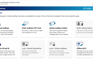 Update Aadhaar Card Name Online