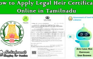 apply legal heir certificate online in tamilnadu