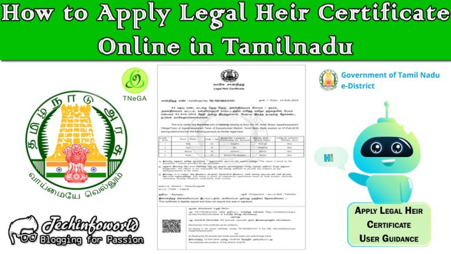 apply legal heir certificate online in tamilnadu