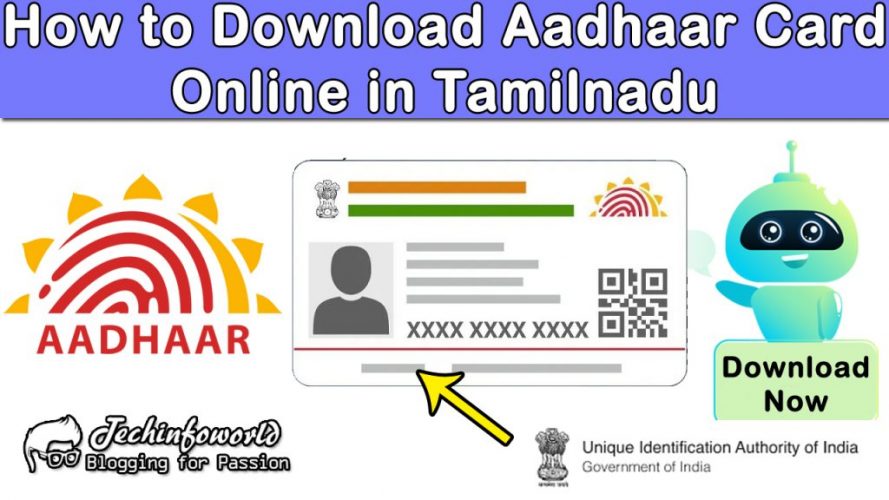 how to download aadhaar card online in tamilnadu