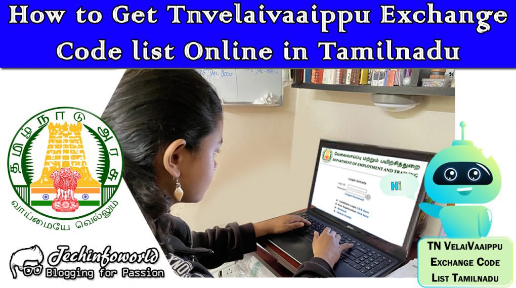 how to get tnvelaivaaippu Exchange Code List Online in Tamilnadu