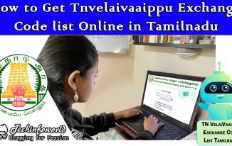 how to get TNvelaivaippu Exchange Code List Online in Tamilnadu