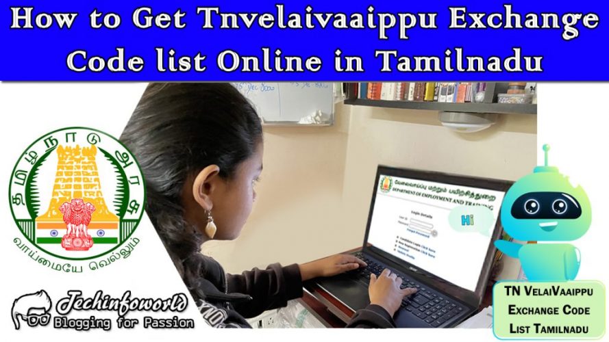how to get TNvelaivaippu Exchange Code List Online in Tamilnadu