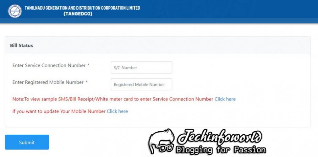 tneb bill status check online in tamilnadu