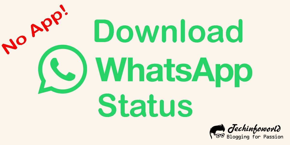 how to download WhatsApp status without app