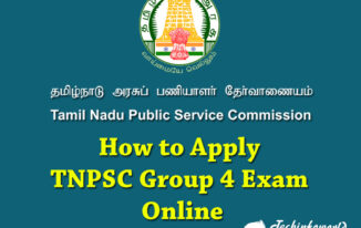 How to Apply for TNPSC Group 4 Exam Online