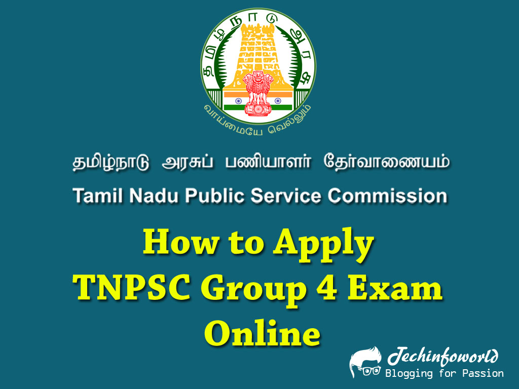 How to Apply for TNPSC Group 4 Exam Online